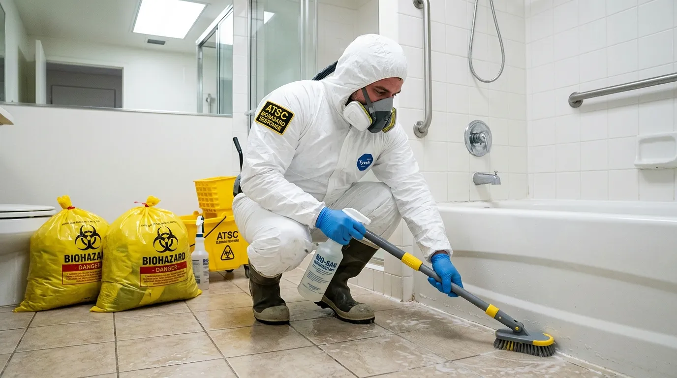 Decontamination equipment deployed for Blood Cleanup in Shelby